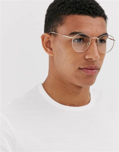 round extra wide men glasses.